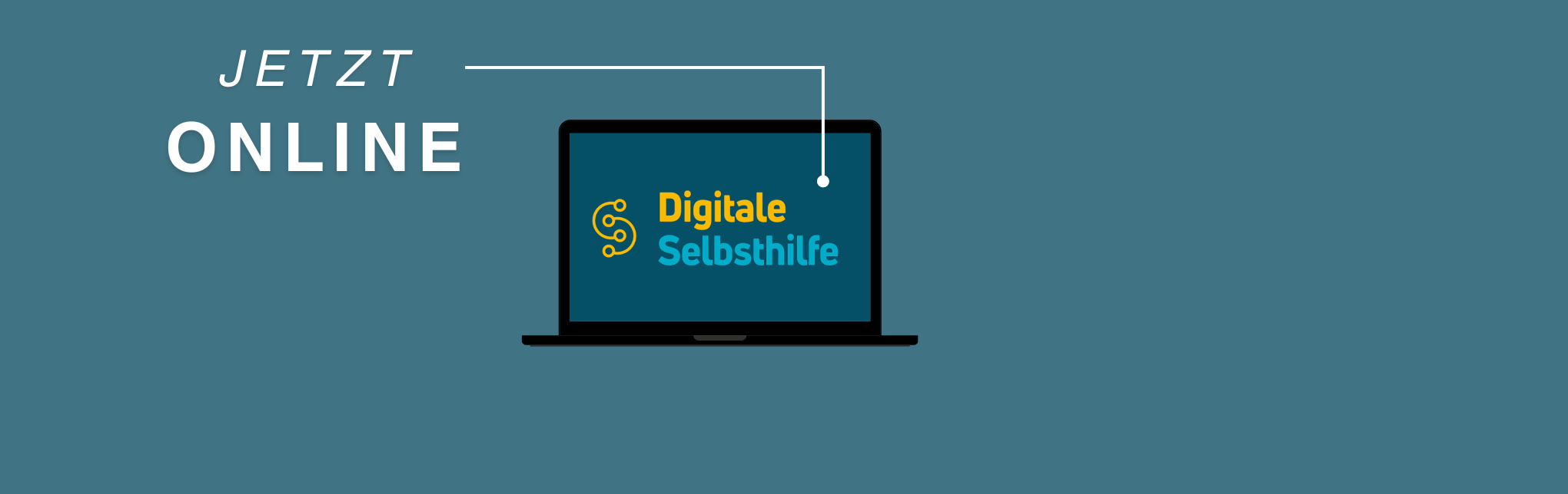 Grafik: Neue Webseite Digitale Selbsthilfe